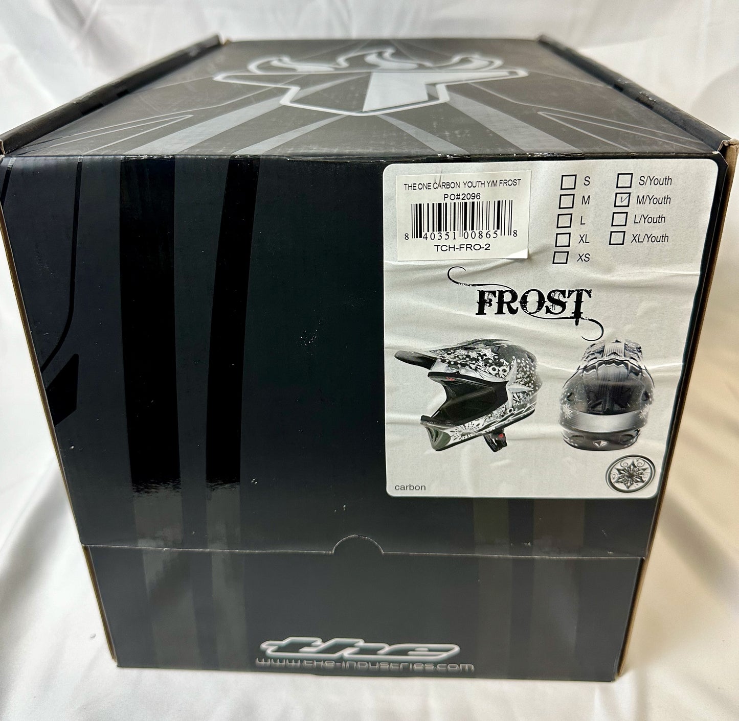 T.H.E Frost Helmet Carbon BMX Mountain Biking Extra Visor