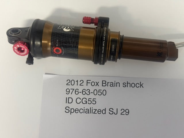 NOS Specialized Brain Shock.  p/n 976-63-050 2012 SJ 29 Tune ID CG55