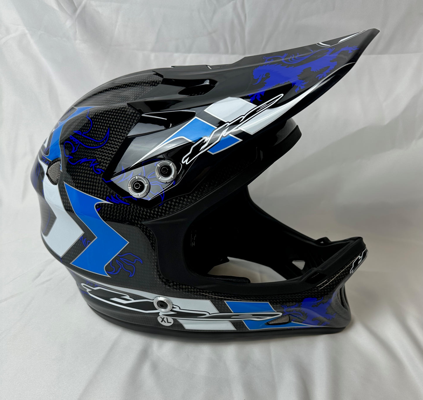 T.H.E Rampant Helmet T2 Carbon BMX Mountain Biking Extra Visor