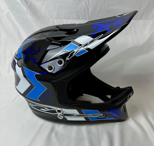 T.H.E Rampant Helmet T2 Carbon BMX Mountain Biking Extra Visor