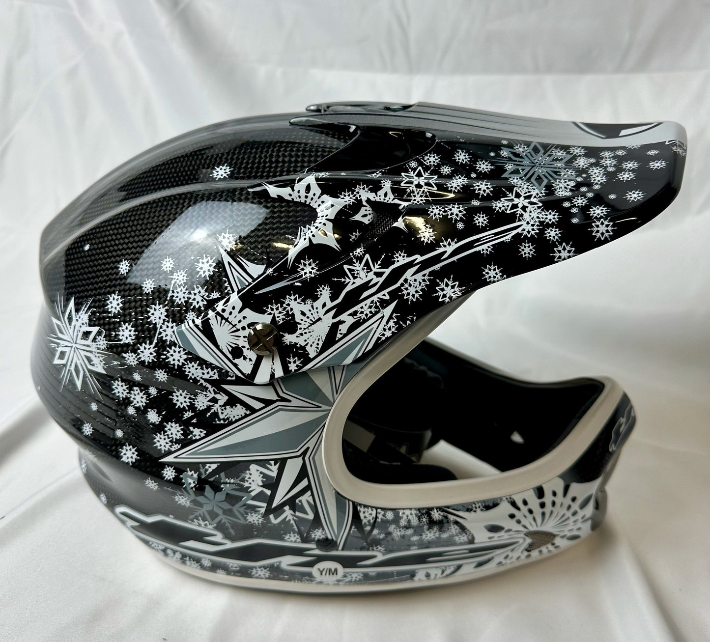 T.H.E Frost Helmet Carbon BMX Mountain Biking Extra Visor
