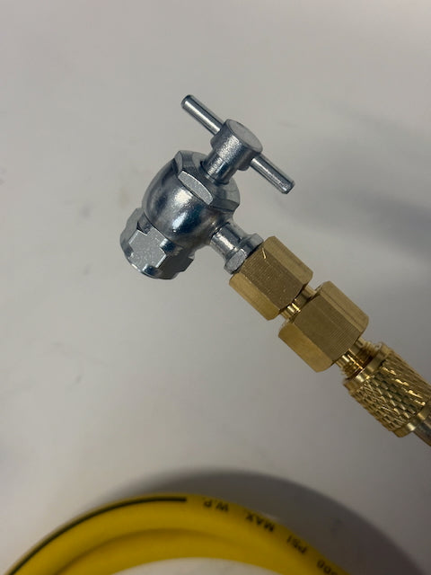 Nitrogen Pressure regulator with gauge, hose, and T-Handle